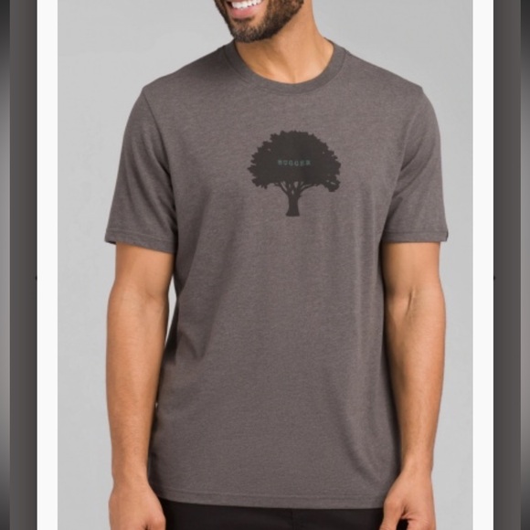 Prana Other - PRANA Mens Tree Hugger Journeyman Short Sleeve Tee T-Shirt SZ Large. Grey